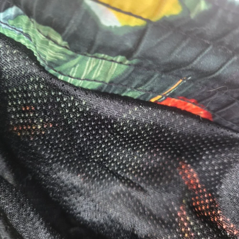 Old Navy Men's Drawstring Birds of Paradise Leaf Swim Trunks Size Small